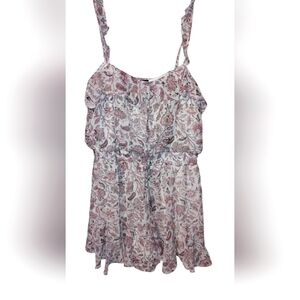 Floral Ruffle Romper- Trixxi Size M